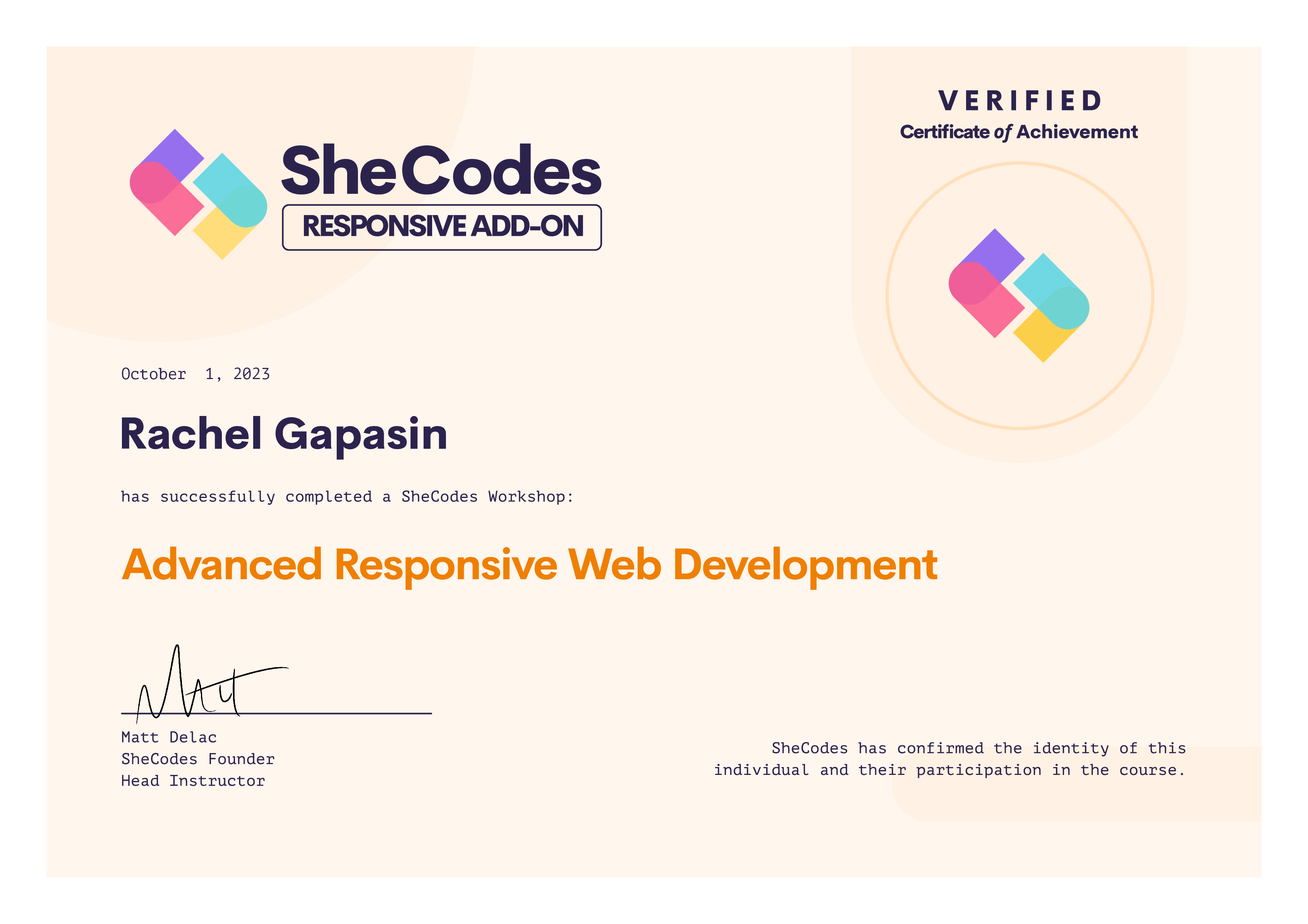 SheCodes Responsive