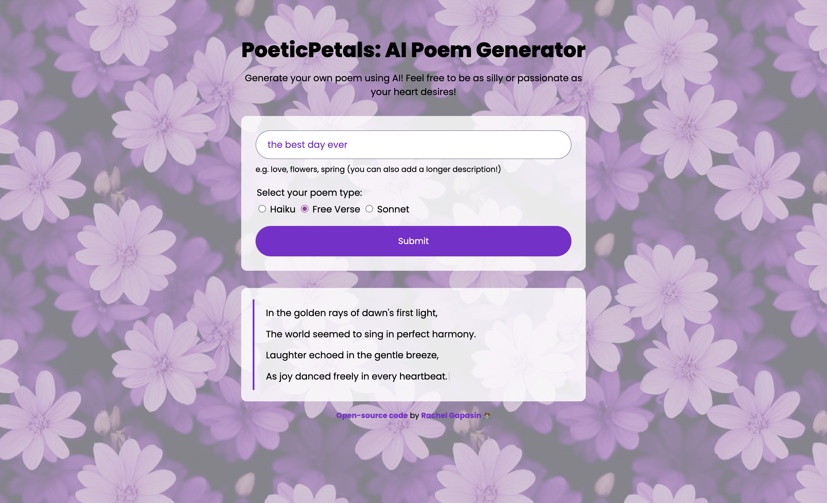 PoeticPetals
